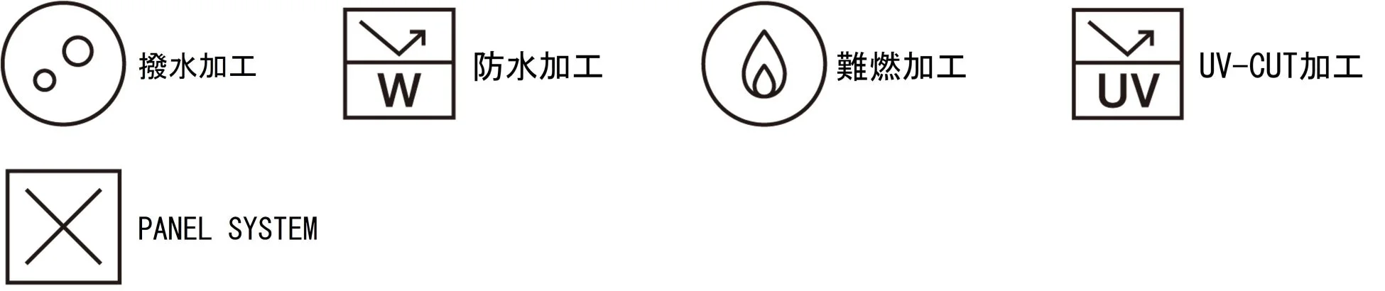 製品機能アイコン