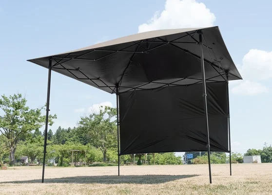 ブラッククールプッシュアップタープ