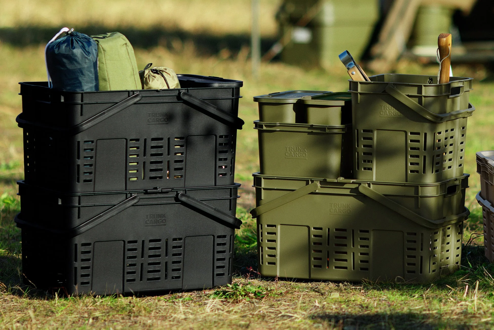 メッシュカーゴ36のスタッキング