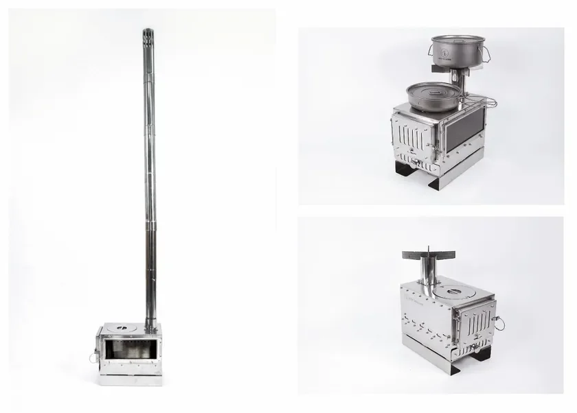 『MAKIng STOVE』の天板部分はメスティンを同時に2個載せられます