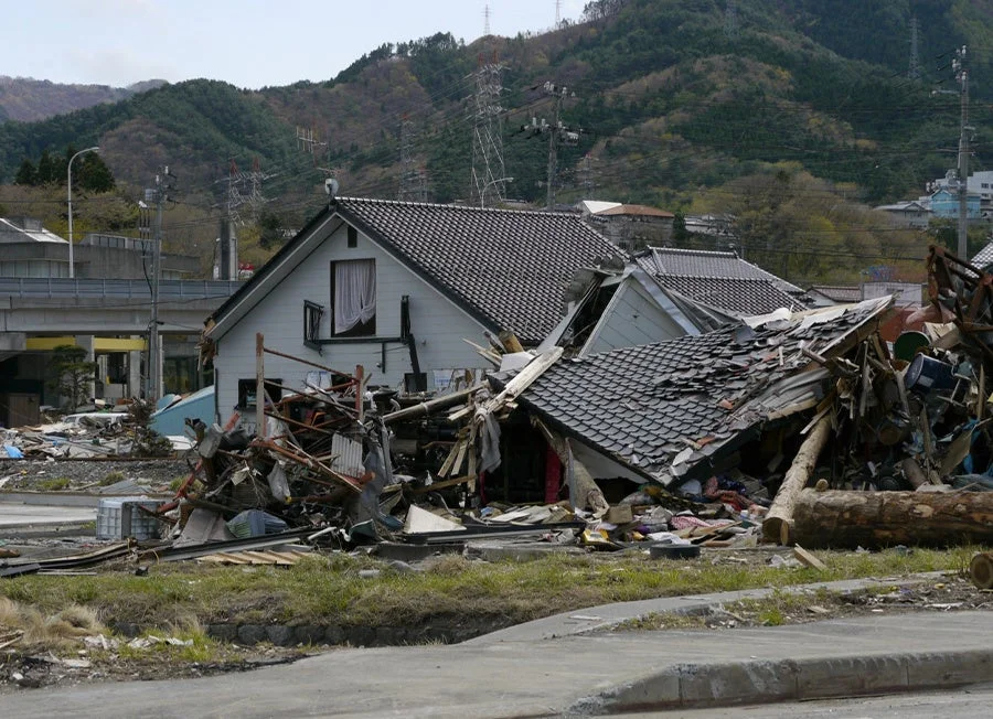 災害時の風景