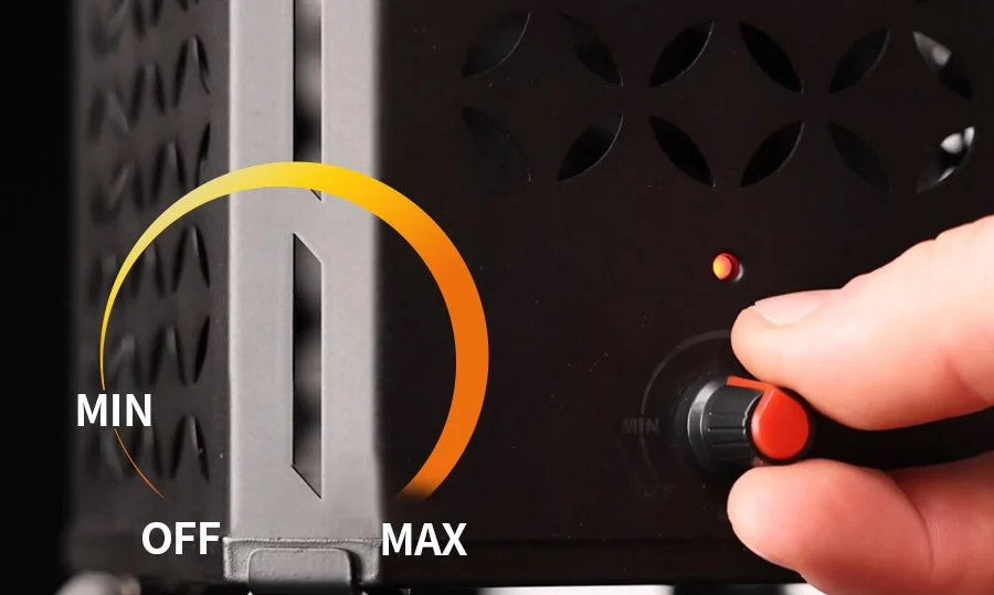 火力調整ダイヤル