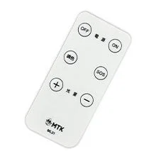 白の照明用リモコン