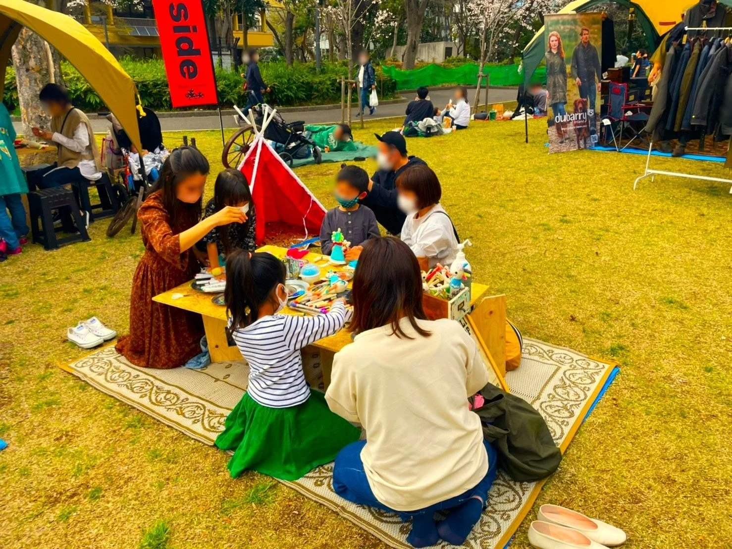 クラフトワークショップの様子