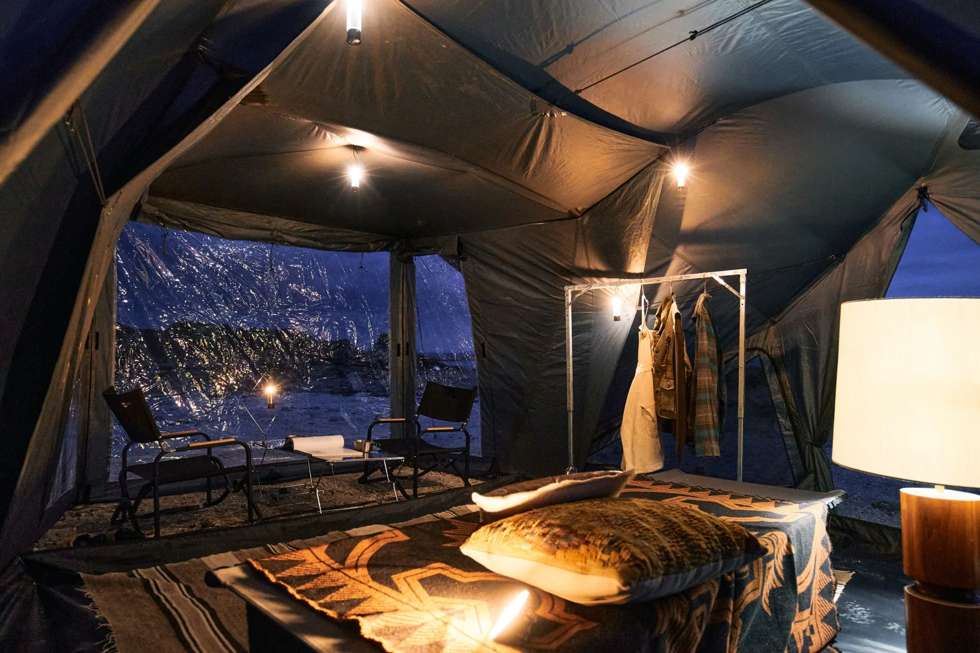 オグニスドームTPUベスティブルとインナーテントの組み合わせ