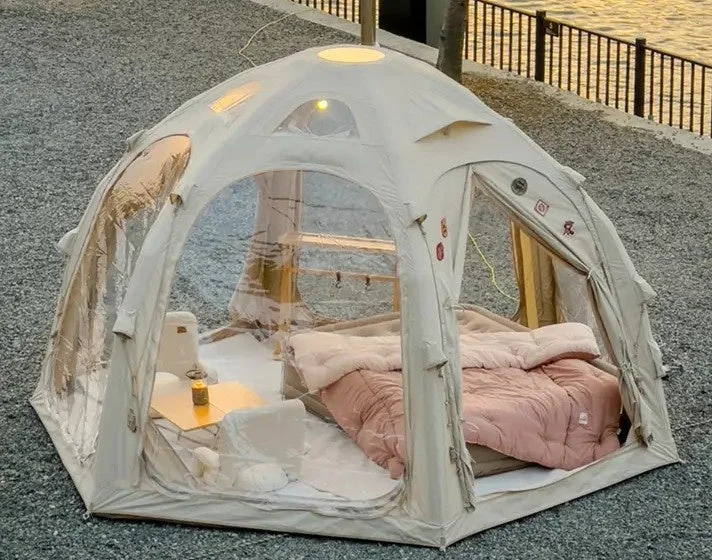 ドームテント内部の様子