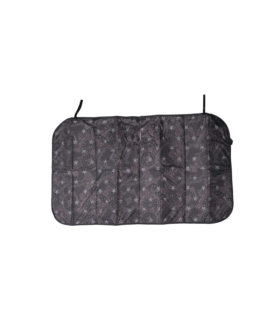 スターペイズリー柄のカーサンシェード