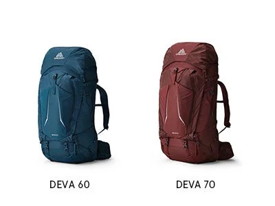 GREGORY DEVA 60と70のバックパック
