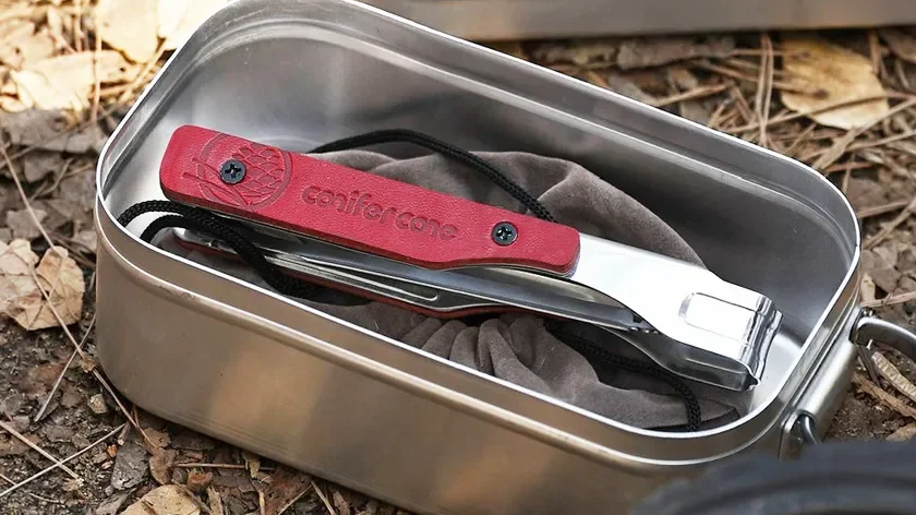 収納時はメスティンにも収まる超コンパクトサイズ