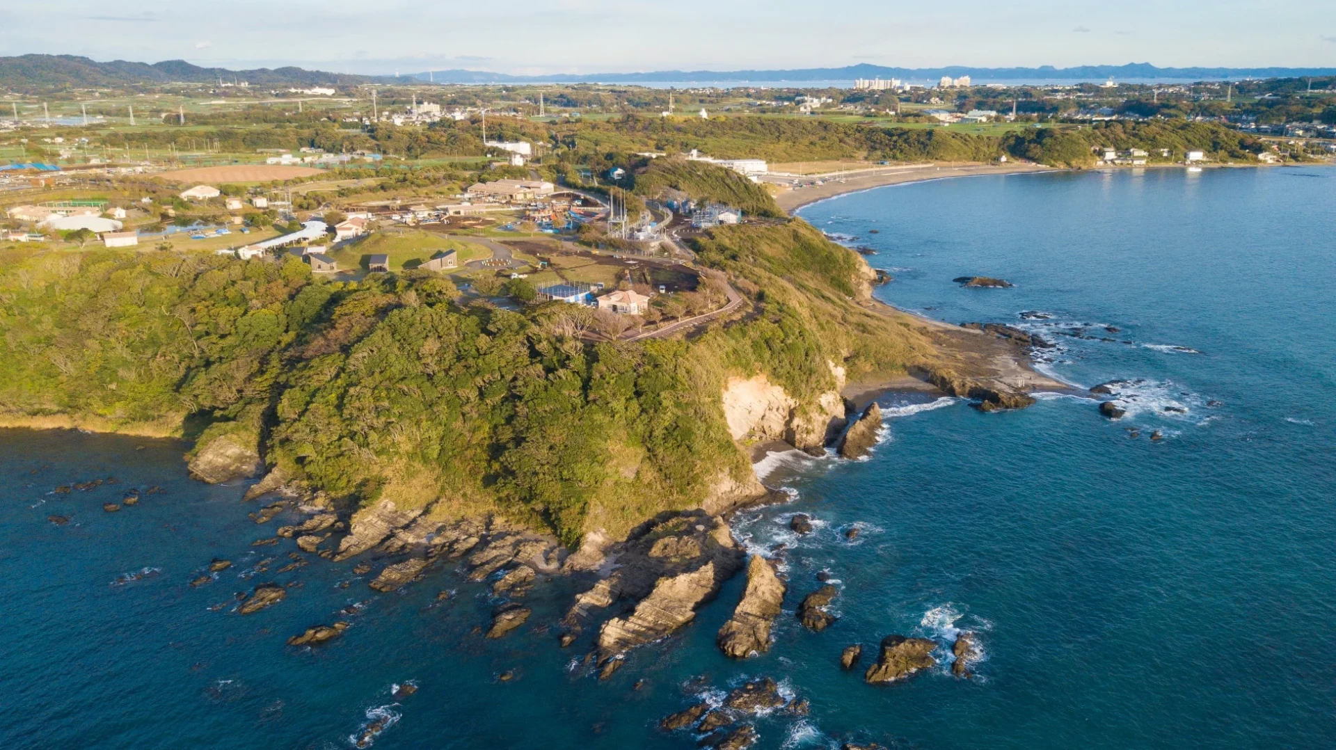 The CLIFF CAMP&BBQの空撮