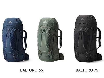 GREGORY BALTORO 65と75のバックパック