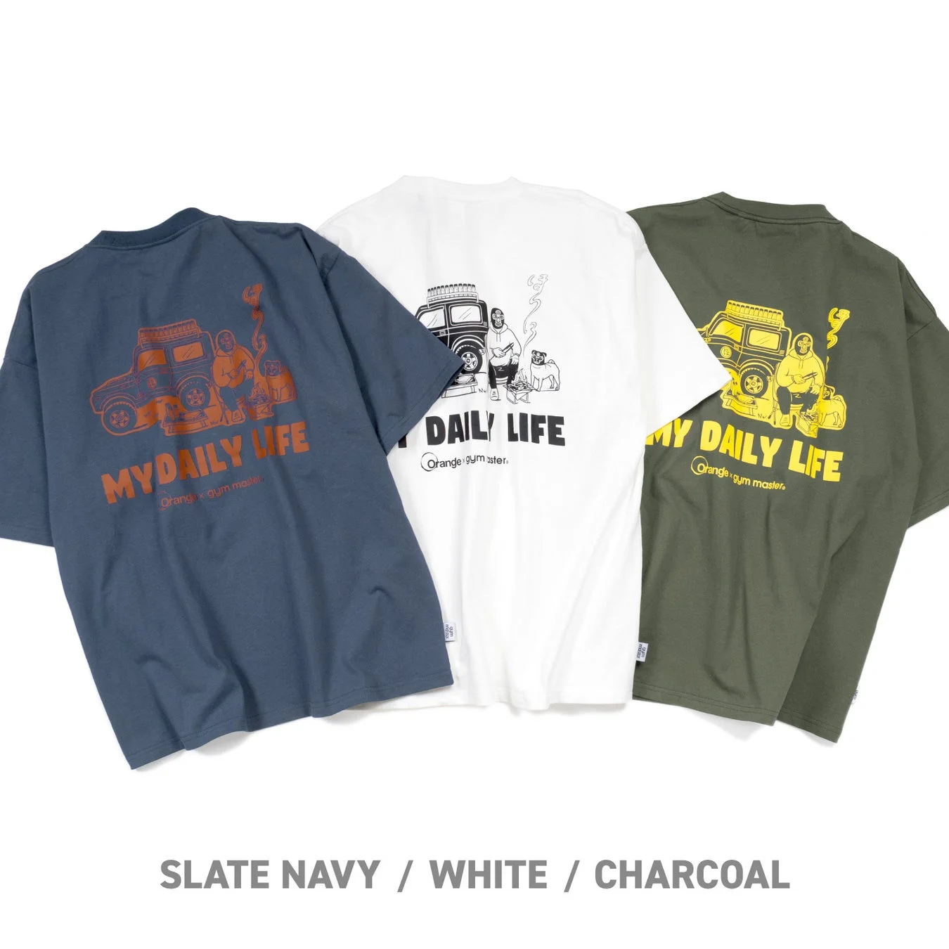 カラーバリエーションとバックプリント