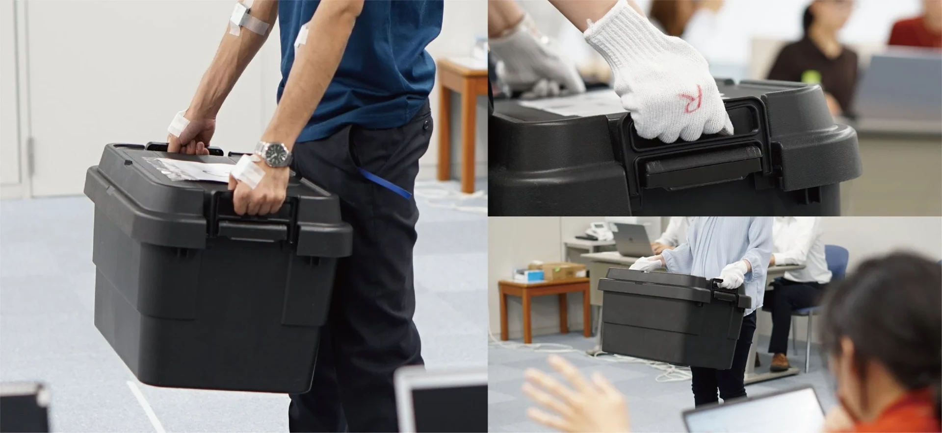 運搬試験の様子