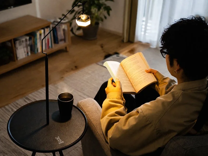 読書を楽しむ様子