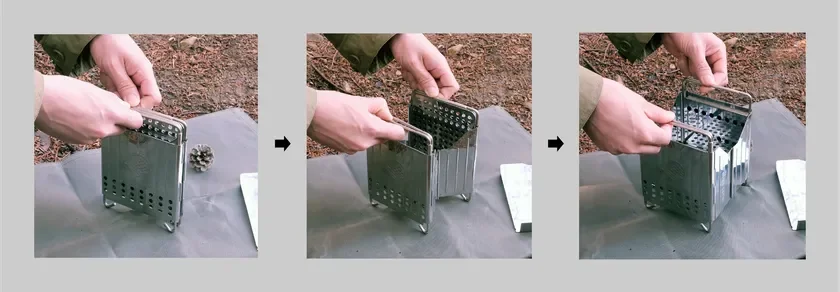 たった3秒で設置完了。面倒な組み立て不要の一体型