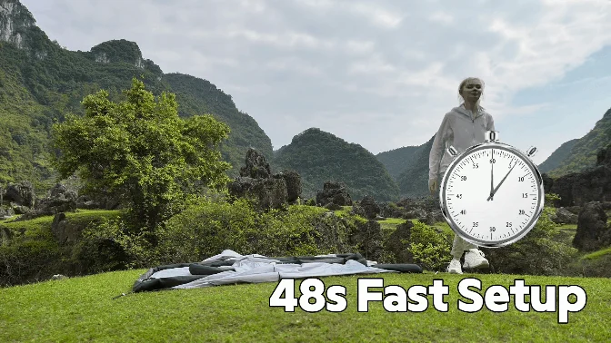 48秒で素早く設営