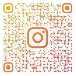 Instagramプロフィールへのリンクを含むQRコード