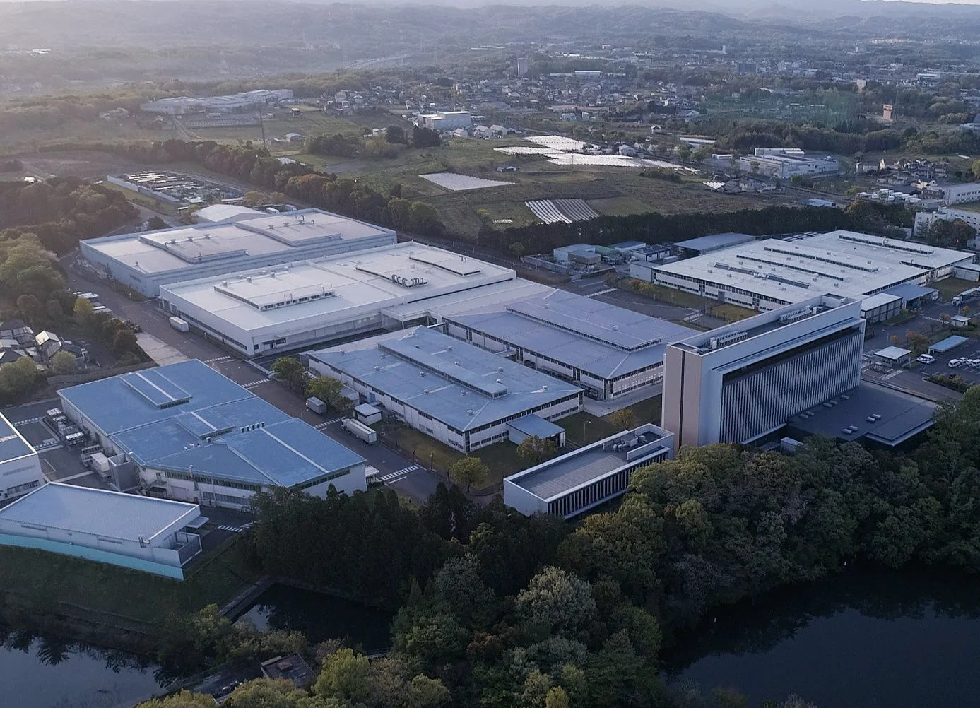 林テレンプ株式会社の工場空撮