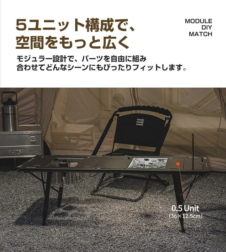 5ユニット構成のイメージ