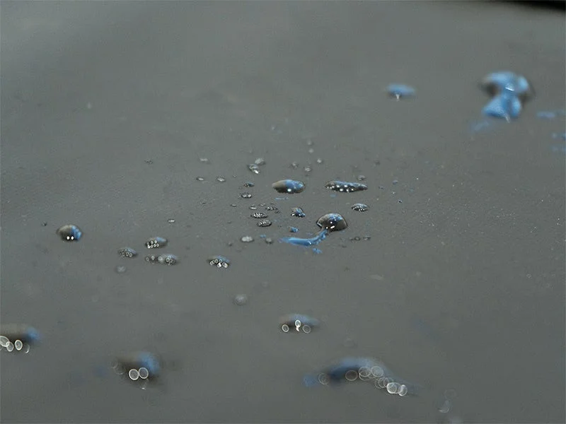 水滴のクローズアップ
