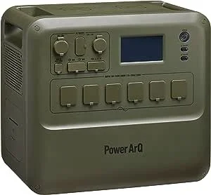 整備済みPowerArQ Max オリーブドラブ ポータブル電源 2150Wh