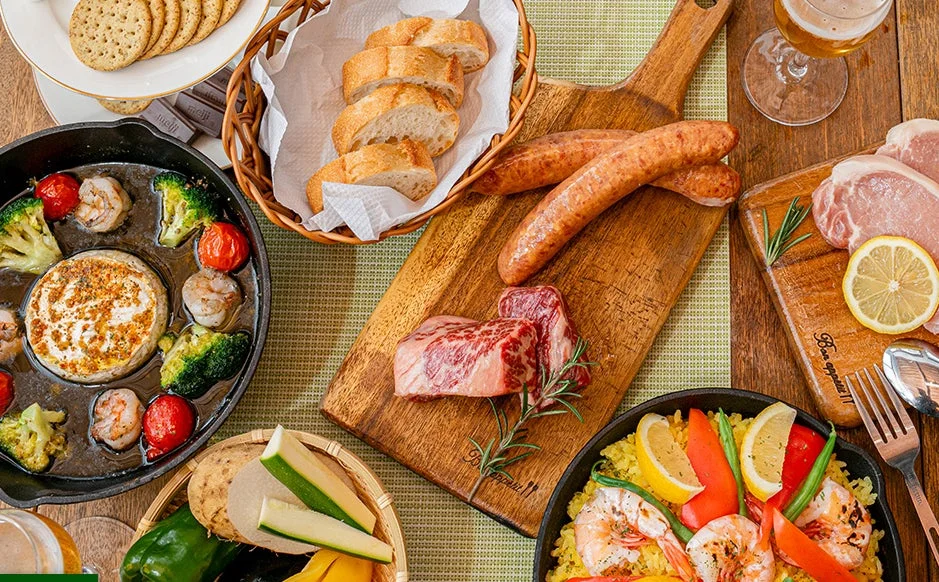 豪華なBBQ料理