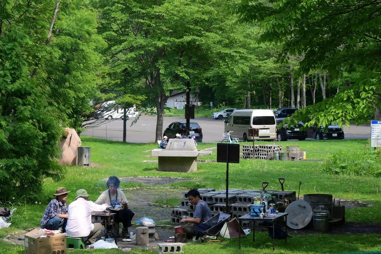 BBQの様子