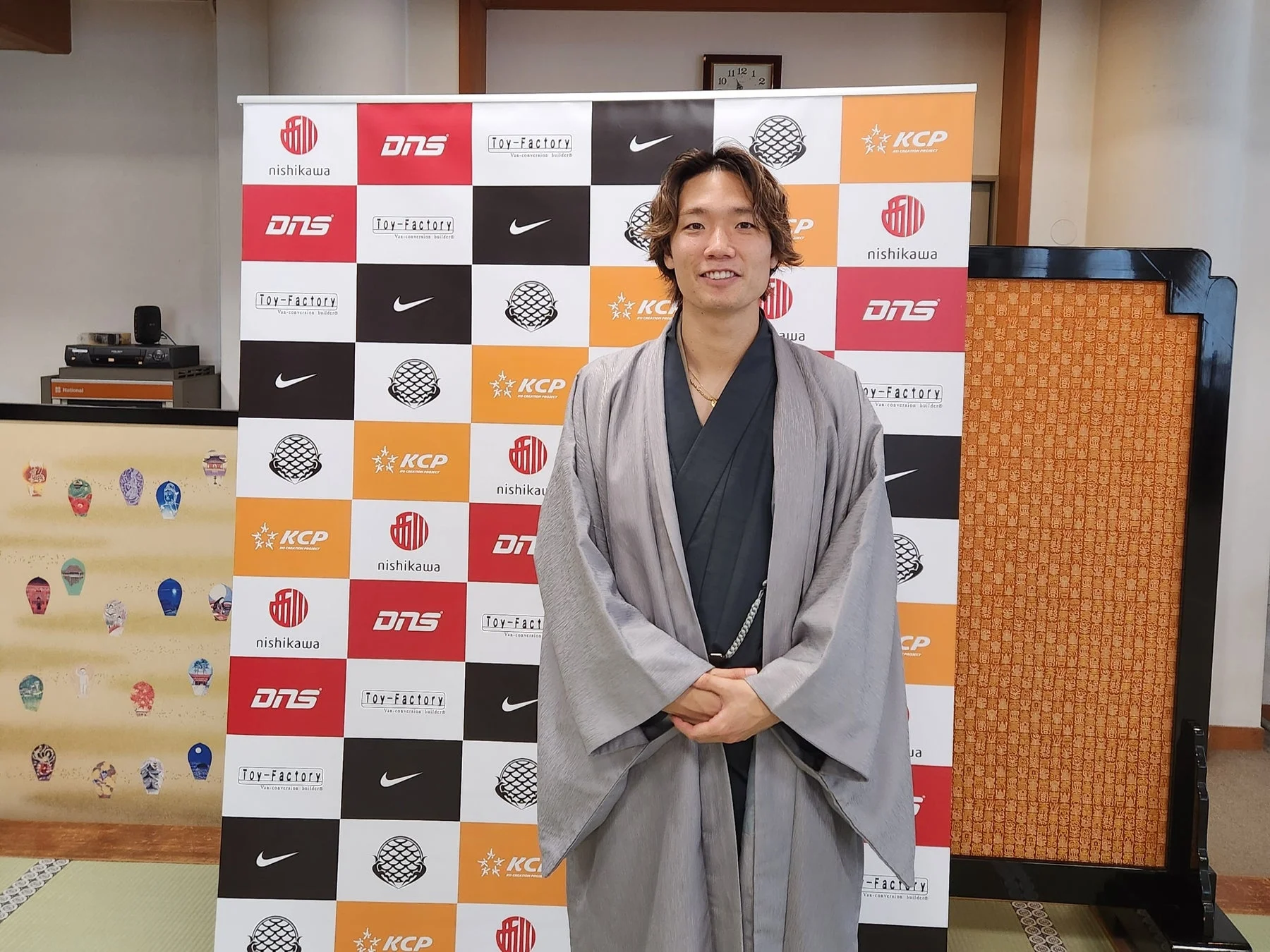 清水寺イベント 板倉選手と僧侶