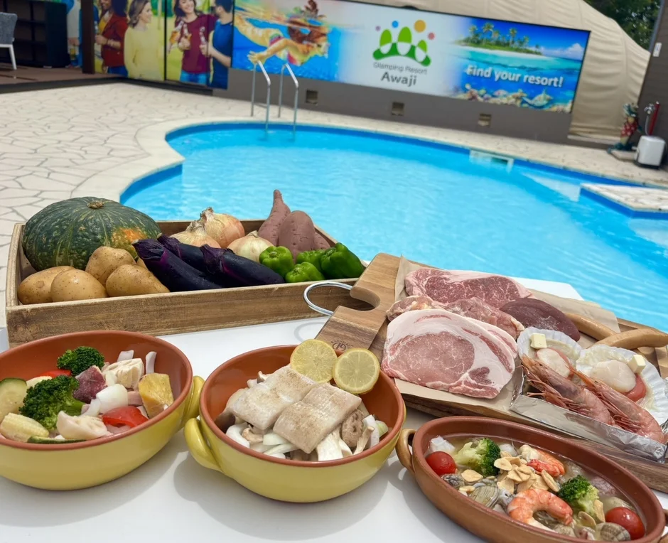 豪華なBBQ食材