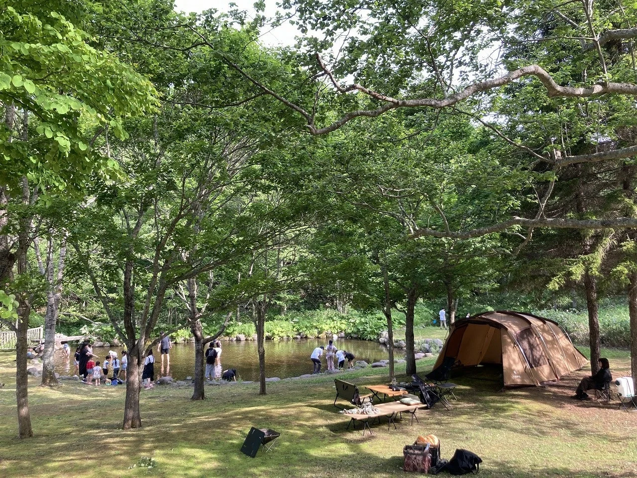 キャンプ場風景