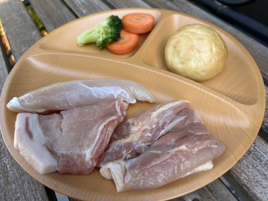 愛犬用のBBQ食材