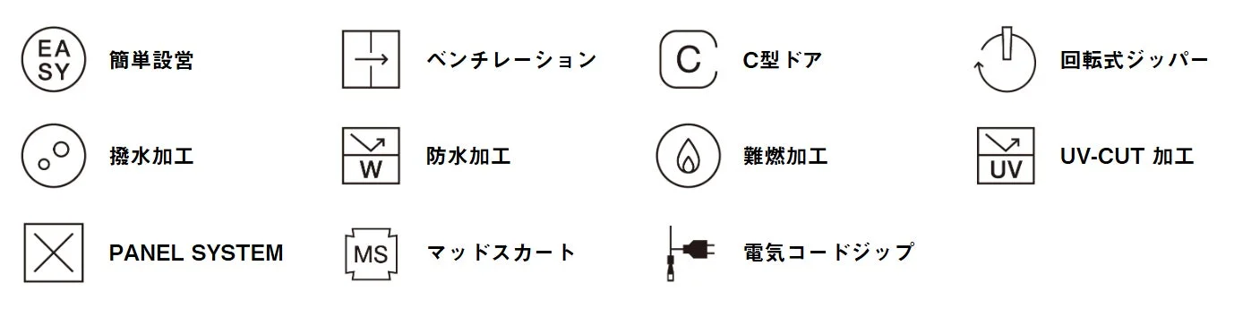 機能アイコン