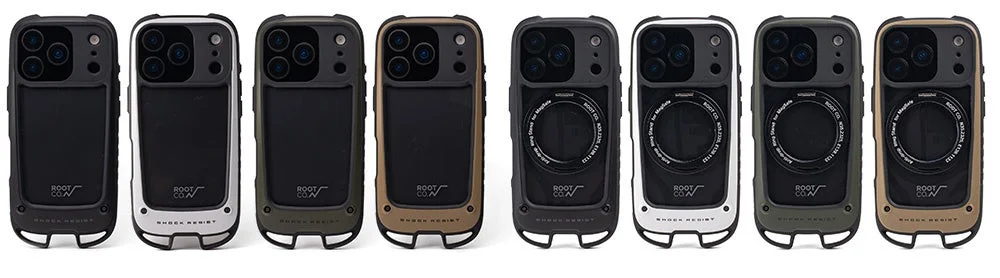 ROOT CO.ブランドの耐衝撃スマートフォンケース8種類