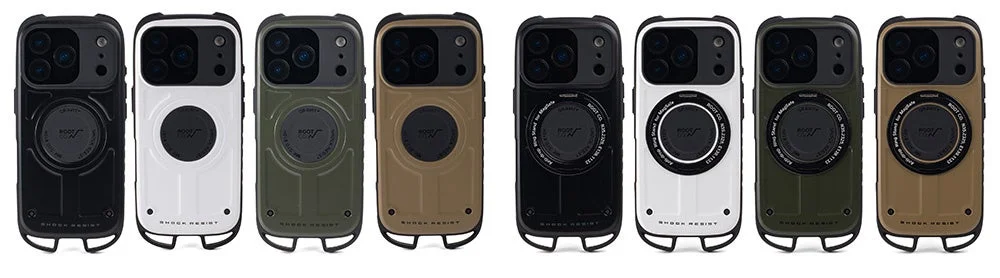 様々な色の耐衝撃iPhoneケース